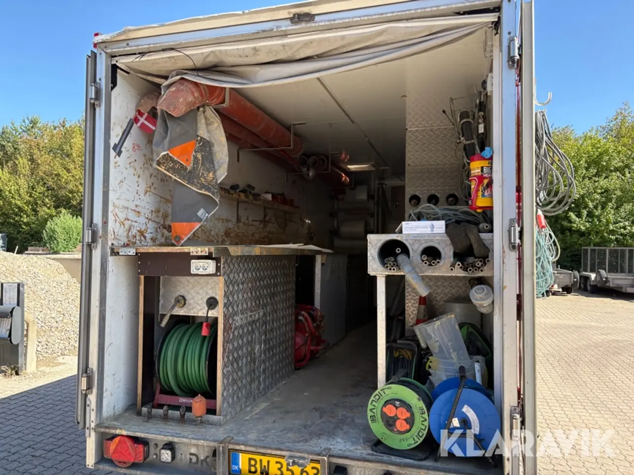 Billede 7 - Specialvogn Iveco Daily 35C18H 12M3 med trailer til strømpeforing og Partliner