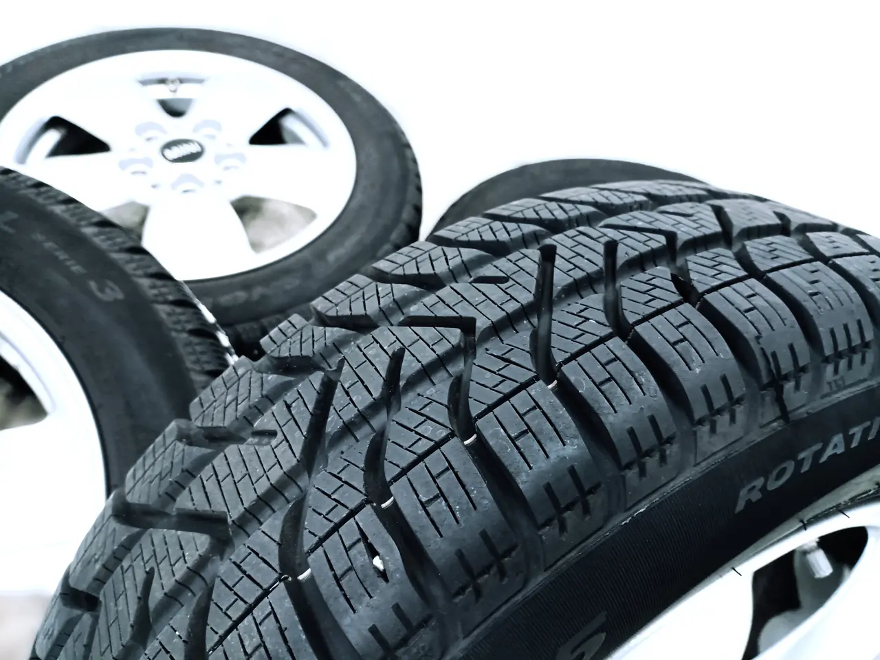 Billede 7 - 5x112 15" ET46 nav 66,6ø MINI vinter fælge TPMS