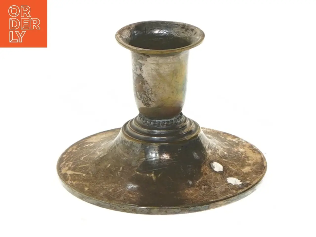 Billede 1 - Lysestage i metal (str. 10x7 cm)