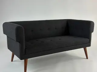 SofaCompany Harry Sofa – Mørkegrå/Natur Stel