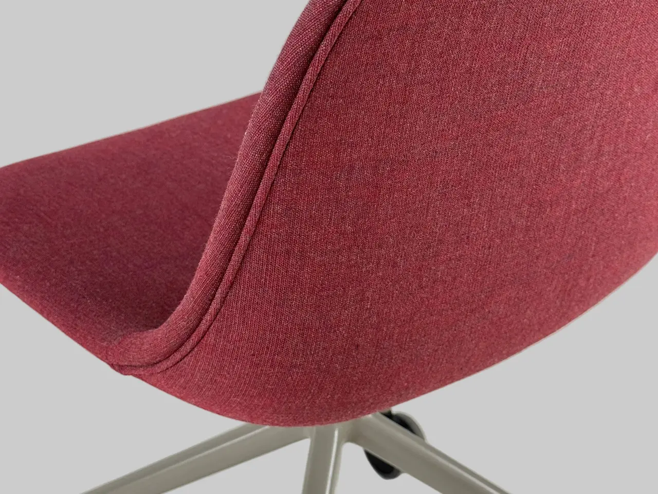 Billede 5 - Muuto Fiber Side Stol – Rød/Gråt Stel
