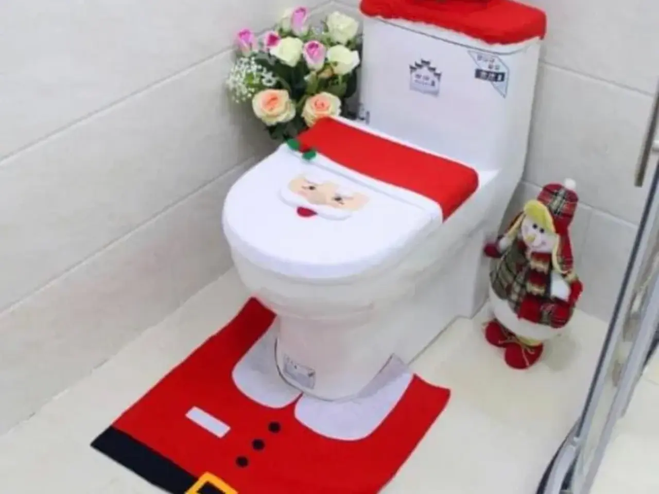 Billede 2 - Jule-sæt til toilettet