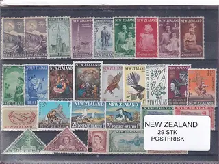 New Zealand Samling - 29 Stk. Postfrisk