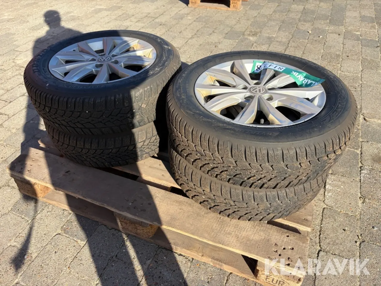 Billede 4 - Vinterdæk med fælge Dunlop, 4 styk