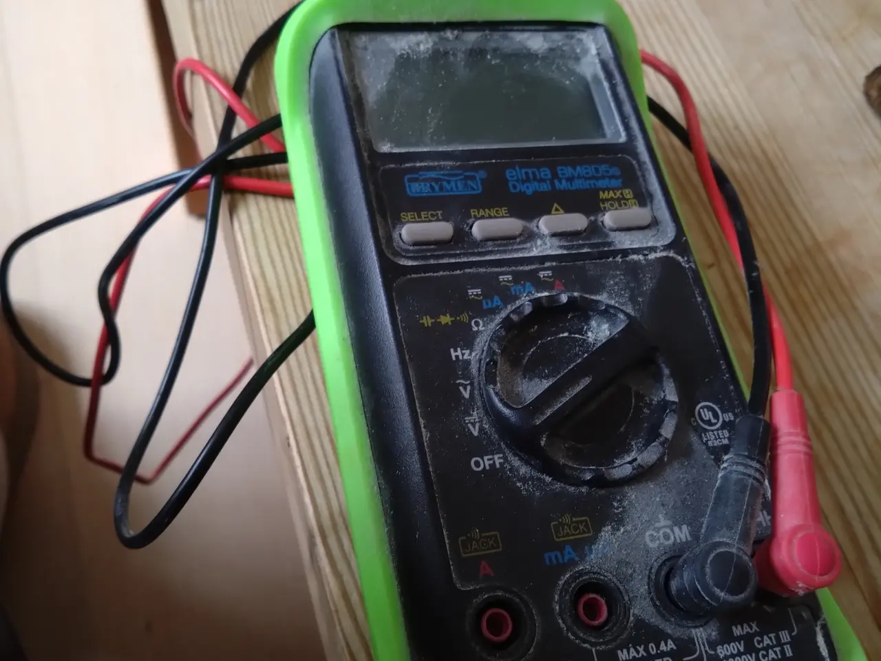 Billede 1 - Multimeter, aldrig brugt ledninger medfølger