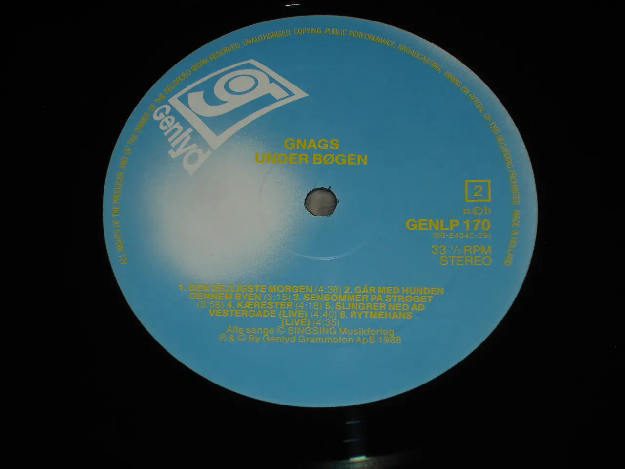 Billede 4 - Gnags – Under Bøgen (Greatest Hits 1978-88)