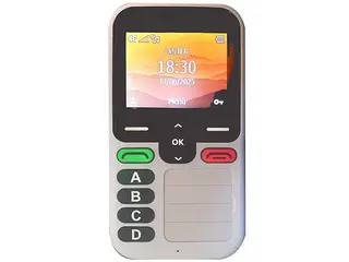 Doro Leva X10 mobiltelefon med store knapper.
