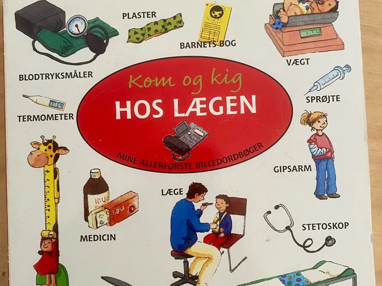 Billede 1 - Kom og kik hos lægen børnebog 