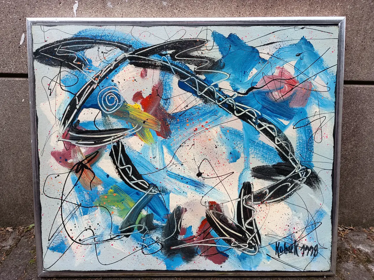 Billede 1 - Acryl maleri 50 x 60cm.