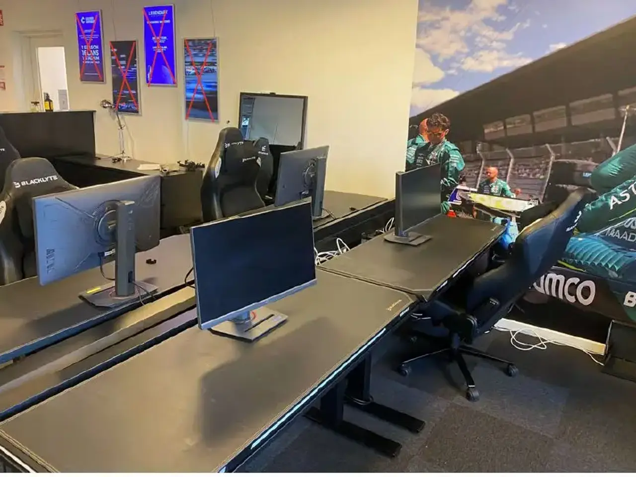 Billede 1 - Blacklyte Atlas Desk – Hæve-sænkebord