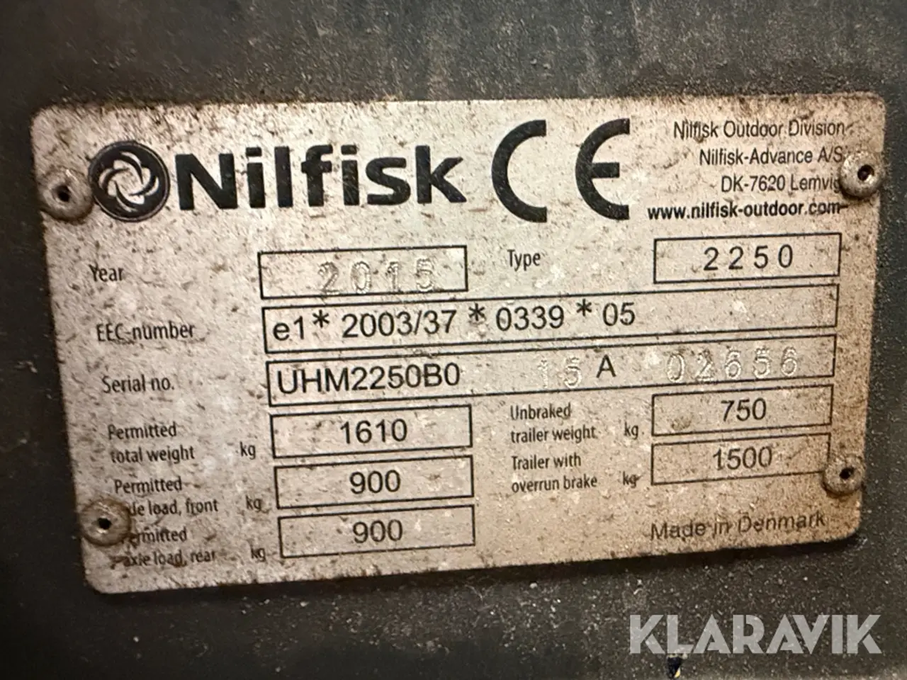 Billede 11 - Redskabsbærer Nilfisk City Ranger 2250