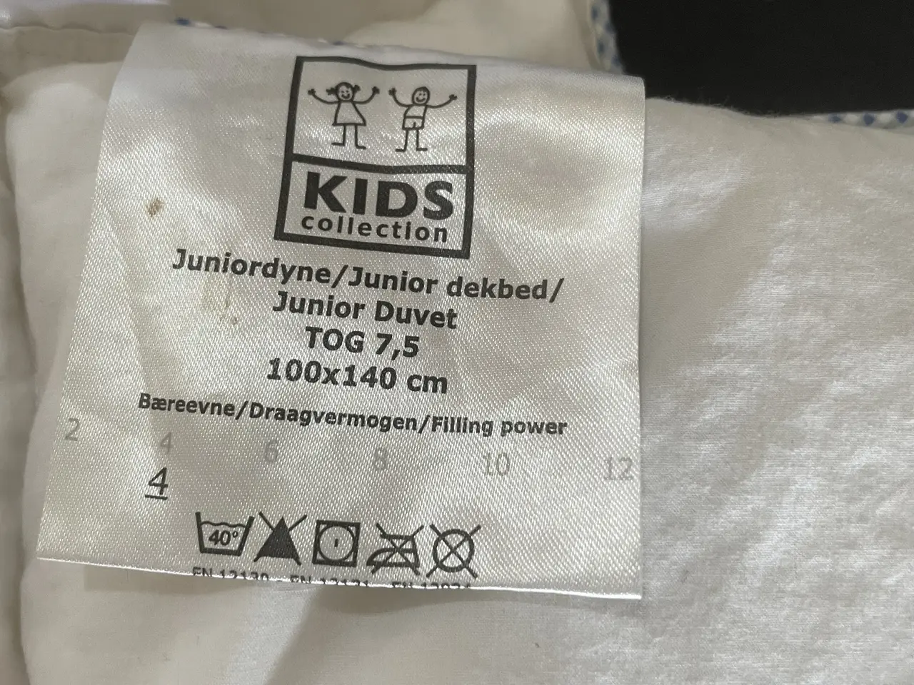 Billede 2 - Rigtig fin junior dun dyne. 