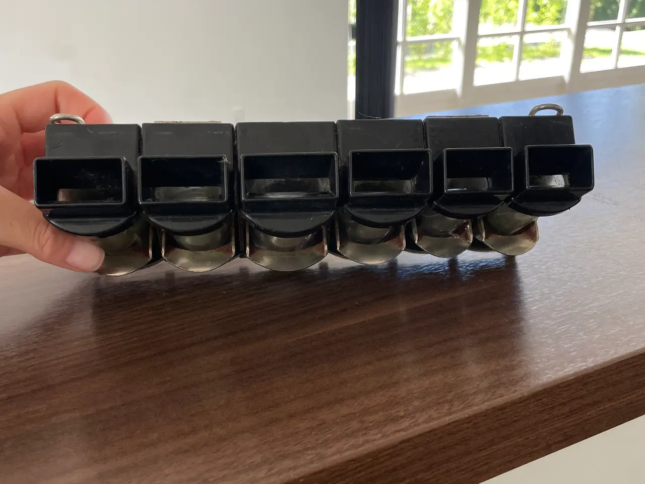 Billede 2 - Vintage mekanisk møntveksler / coin changer i meta