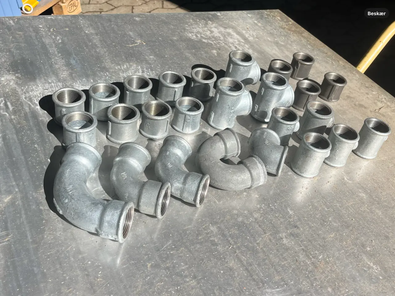 Billede 1 - VVS Fittings 1 1/4 tomes Galvaniseret