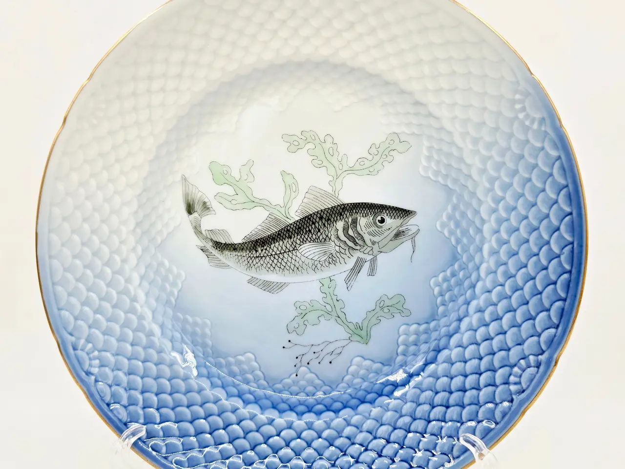 Billede 1 - Mågestel Fisketallerken Torsk nr.6. sortering 2