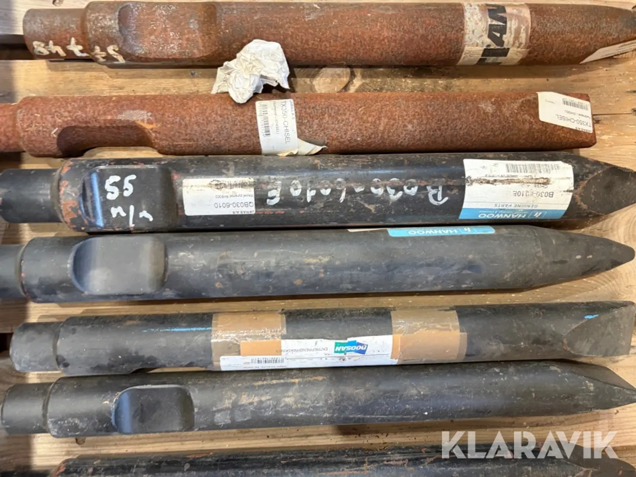 Billede 3 - Mejsler/Små hamrer - 10 styk
