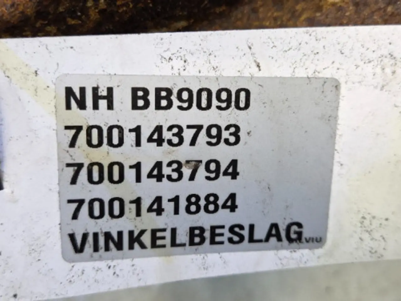 Billede 13 - New Holland BB9090 Vinkelbeslag 700143793