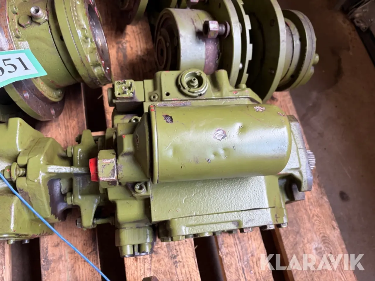 Billede 7 - Lot - gear til hjulmotorer, konverter og hydraulikpumpe - 1 palle