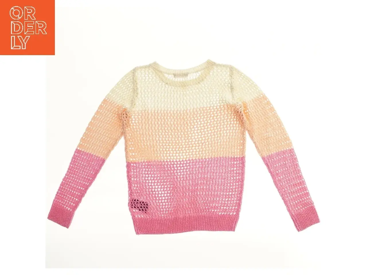 Billede 1 - Strikket bluse med farveblokke fra H&M (str. 152)