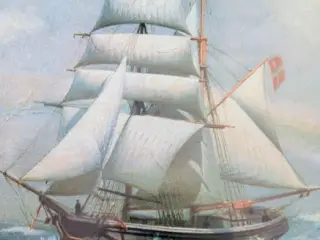 Skonnertbrig "Dorthea" af Marstal Plakat