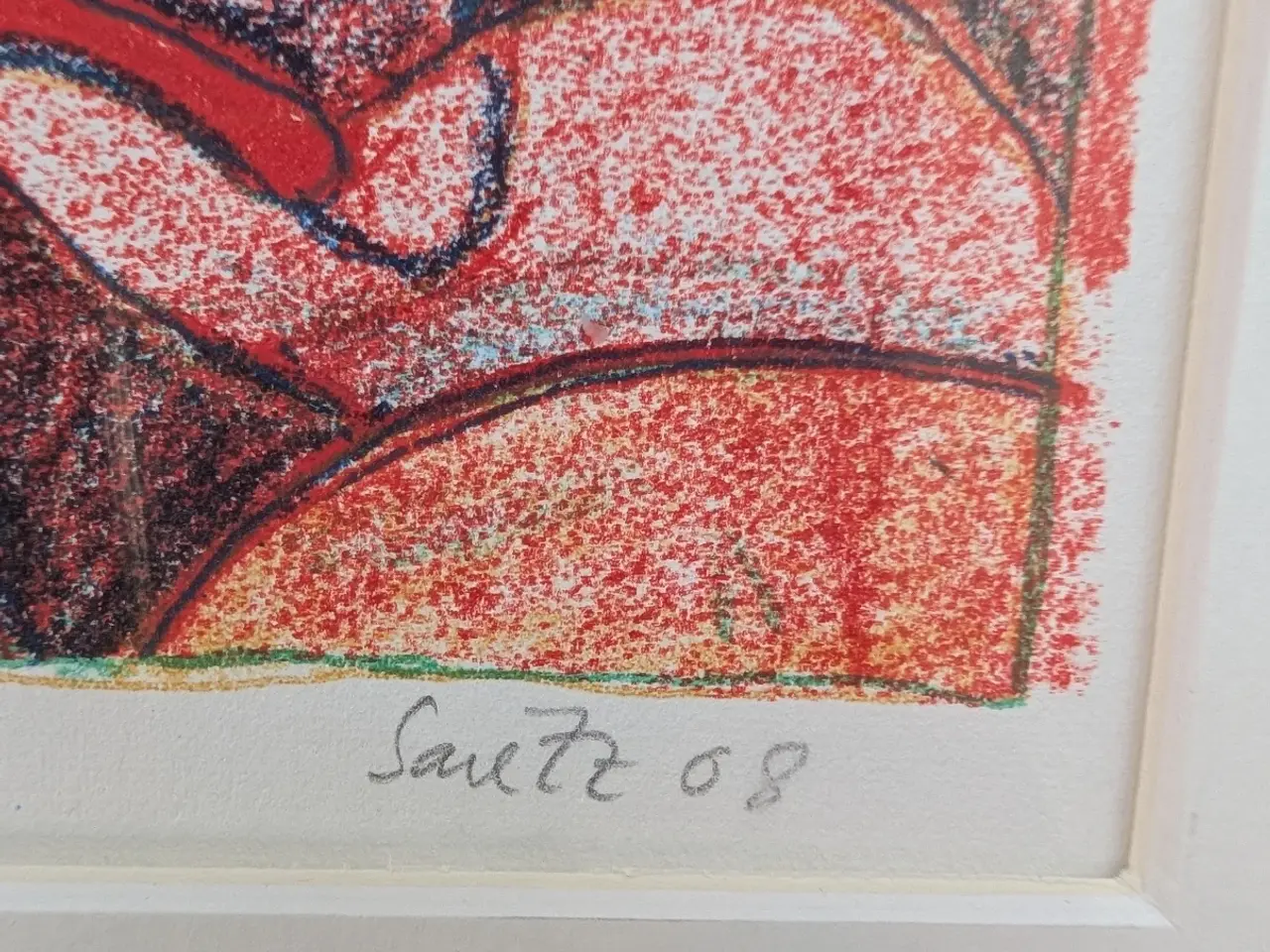 Billede 5 - Signeret litografi af Gunnar Saietz