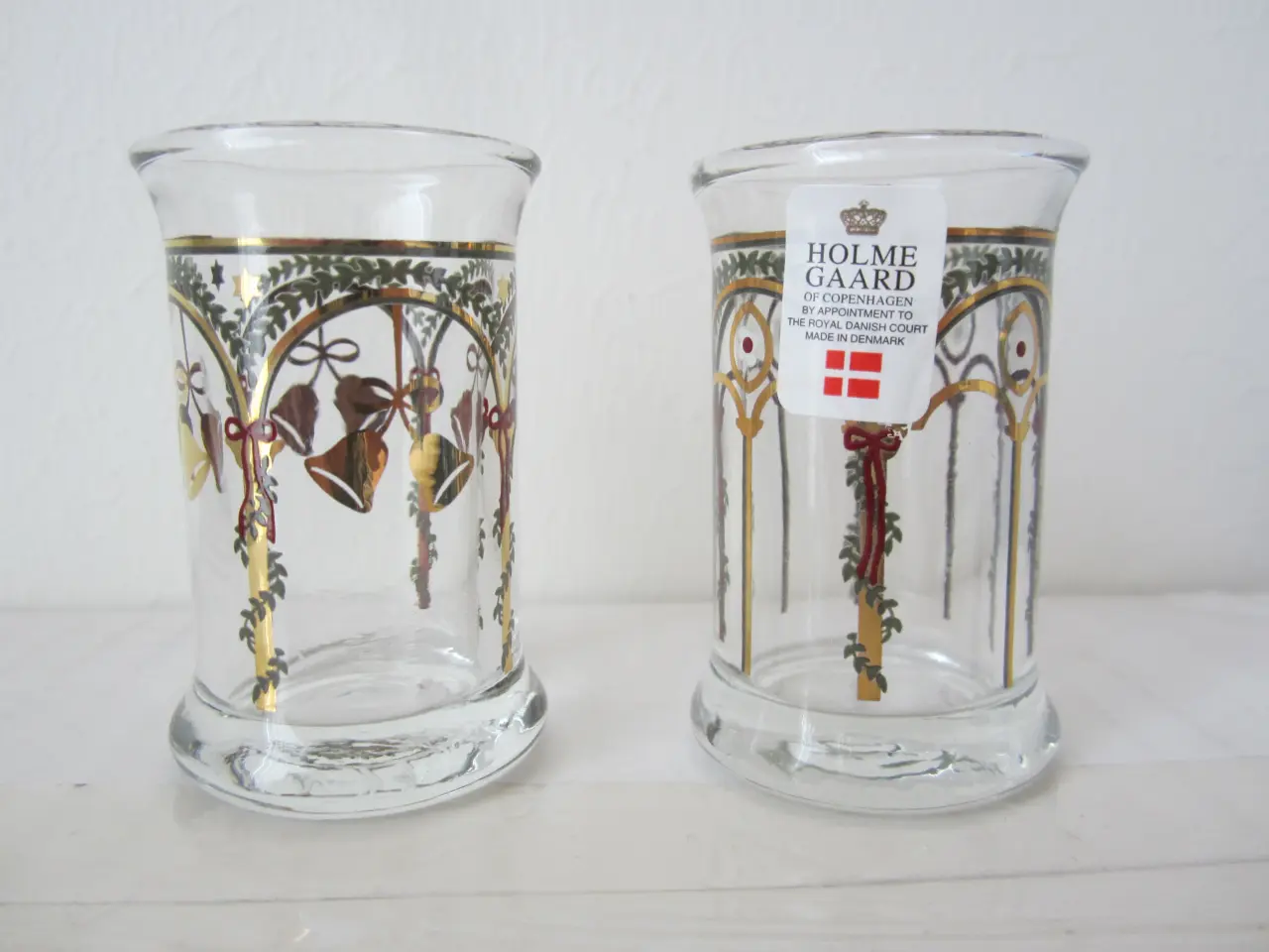 Billede 5 - 2001 Holmegaard jule dramglas i original æske.