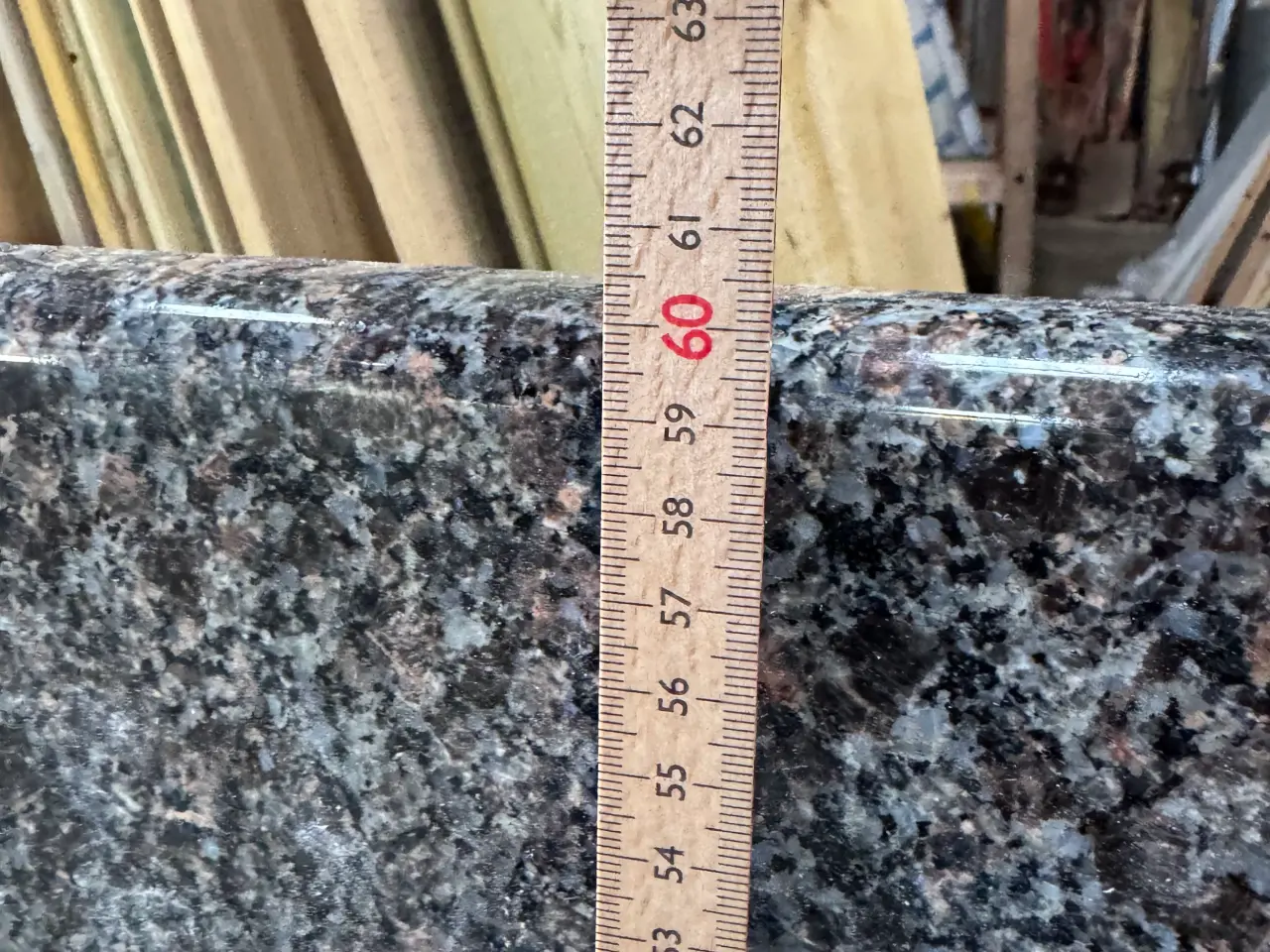 Billede 4 - Granit bordplade med vask og blandingsbatterier 