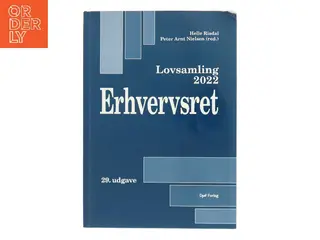 Lovsamling 2022 : erhvervsret af Helle Risdal (Bog)