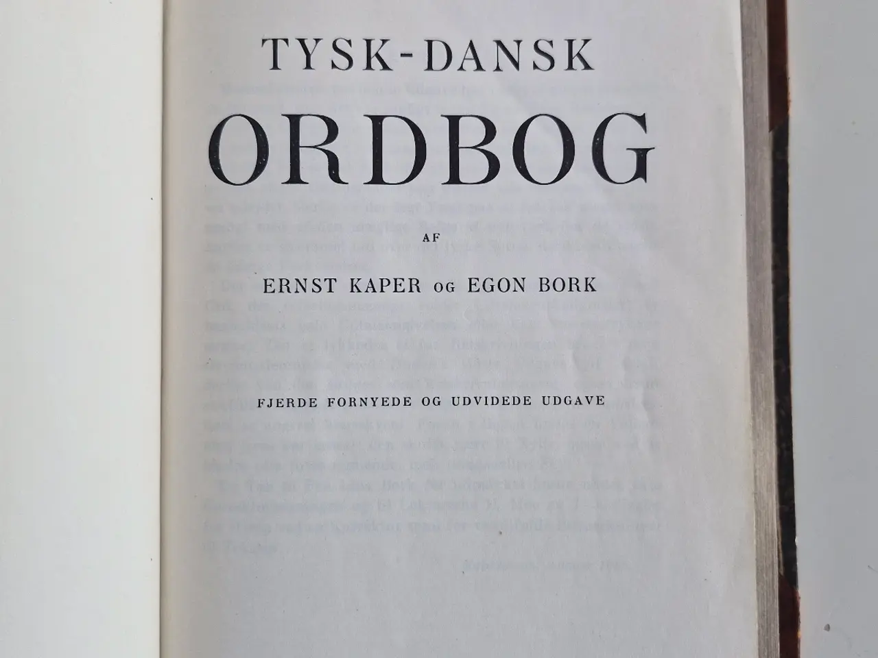 Billede 2 - Kapers Tysk-Dansk og Dansk-Tysk Ordbog