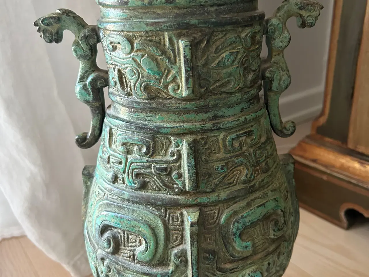 Billede 9 - Orientalsk/kinesisk lampe. NEDSAT