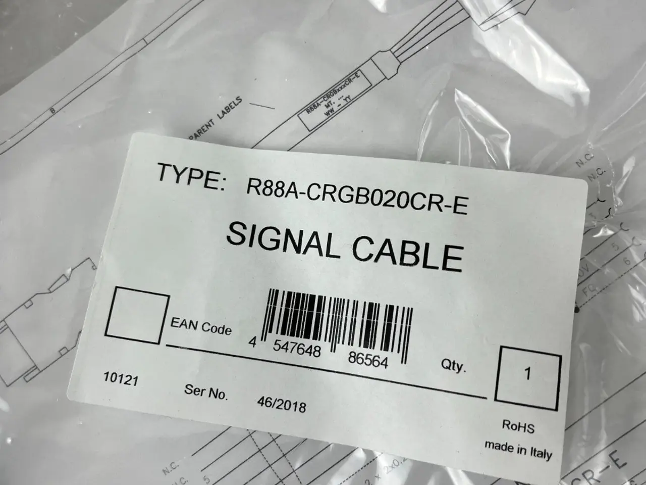 Billede 4 - Omron R88A-CRGB020CR-E Encoder Signal kabel 20m /