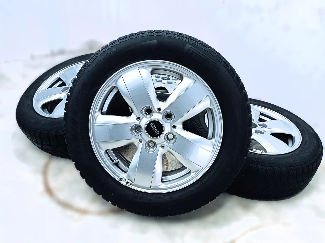 Billede 6 - 5x112 15" ET46 nav 66,6ø MINI vintersæt inkl.TPMS