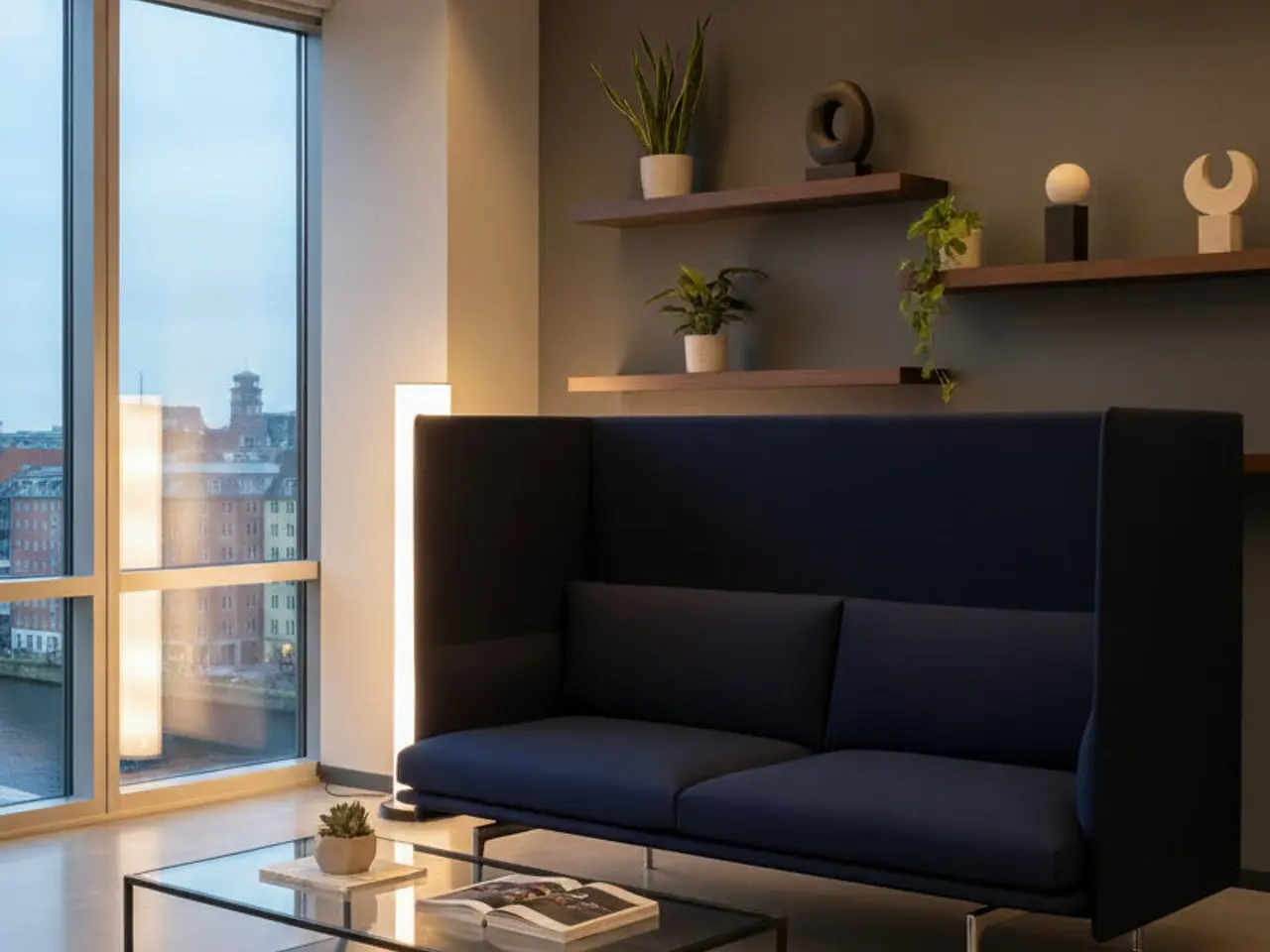 Billede 2 - Muuto Outline Highback 2-Seater Sofa – Mørkeblå