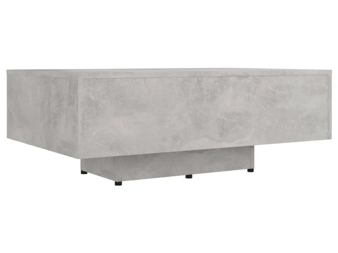 Billede 2 - Sofabord 85x55x31 cm konstrueret træ betongrå