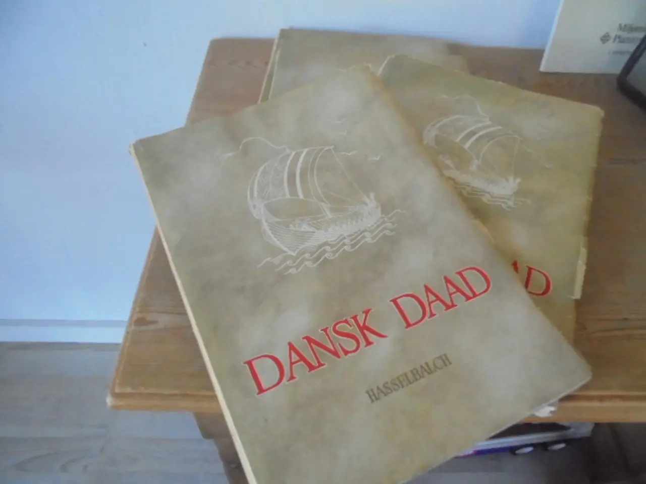 Billede 1 - Dansk Daad – 4 gamle hæfter med danmarkshistorie