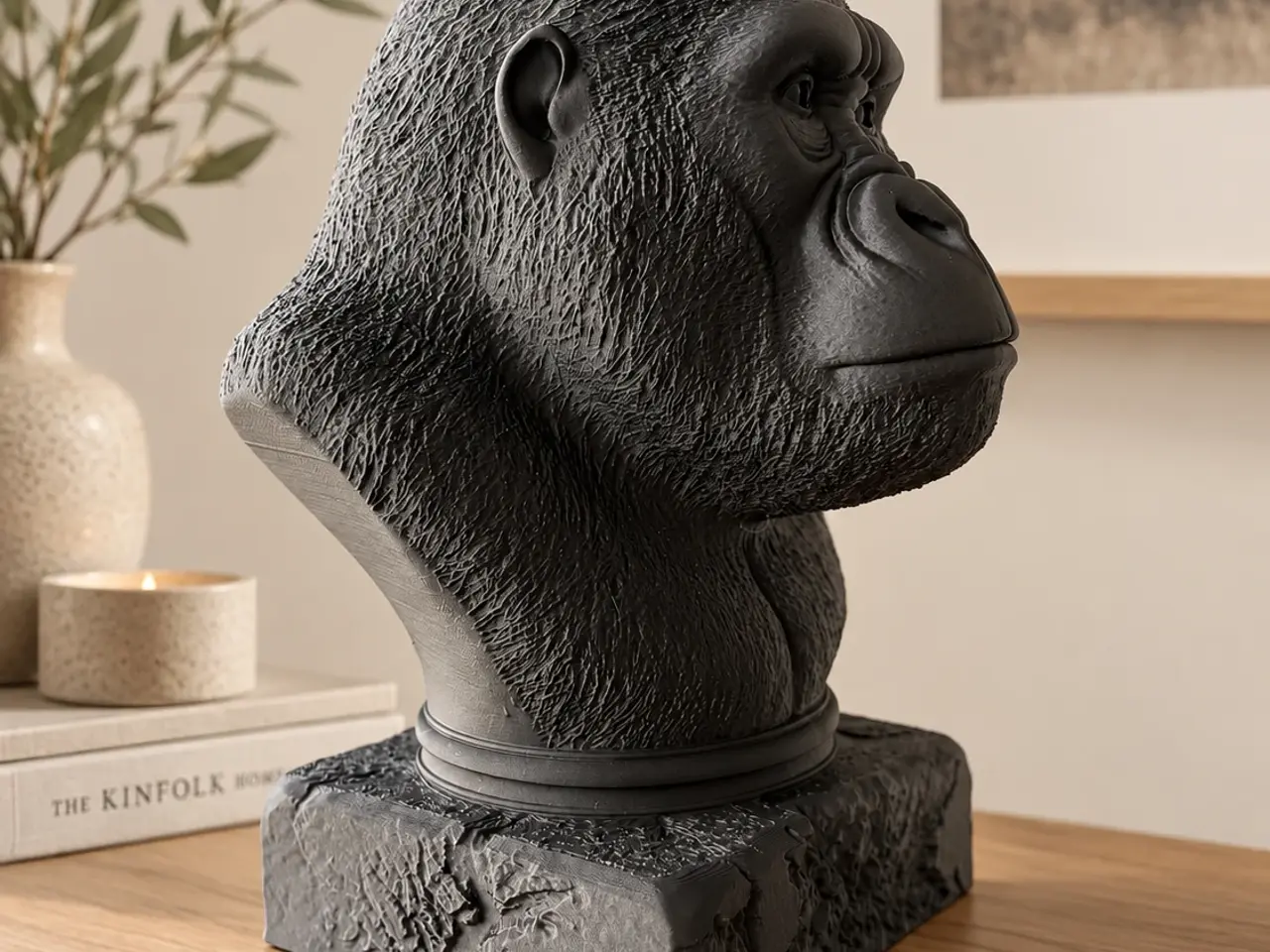 Billede 2 - Gorilla buste - 20cm