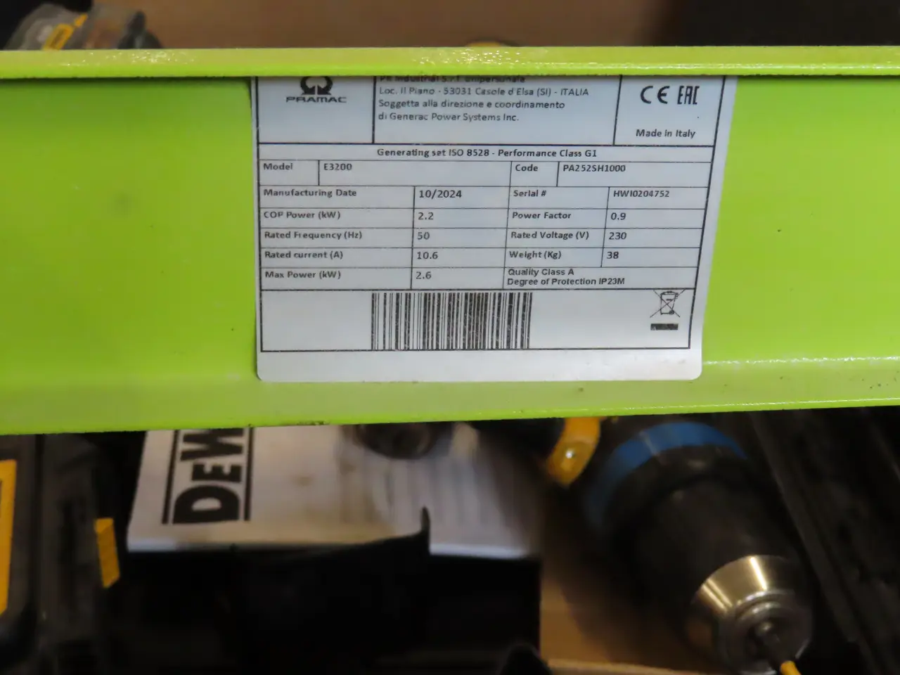 Billede 7 - Generator PRAMAC E3200