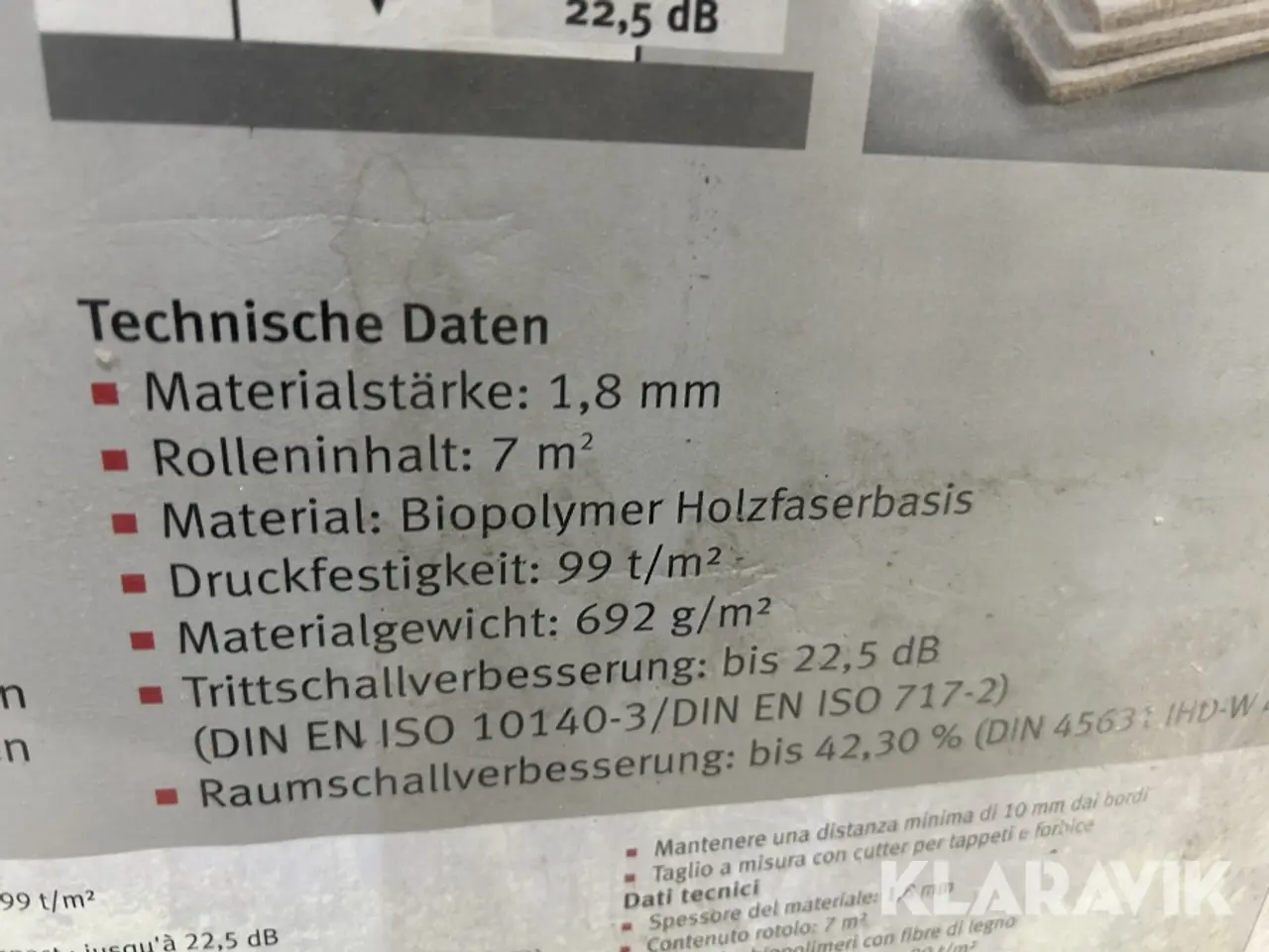 Billede 6 - Gulvunderlag Haro Silent Bio 30 pakker, 210 m2