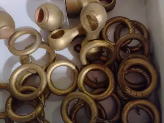 24 guld gardinringe