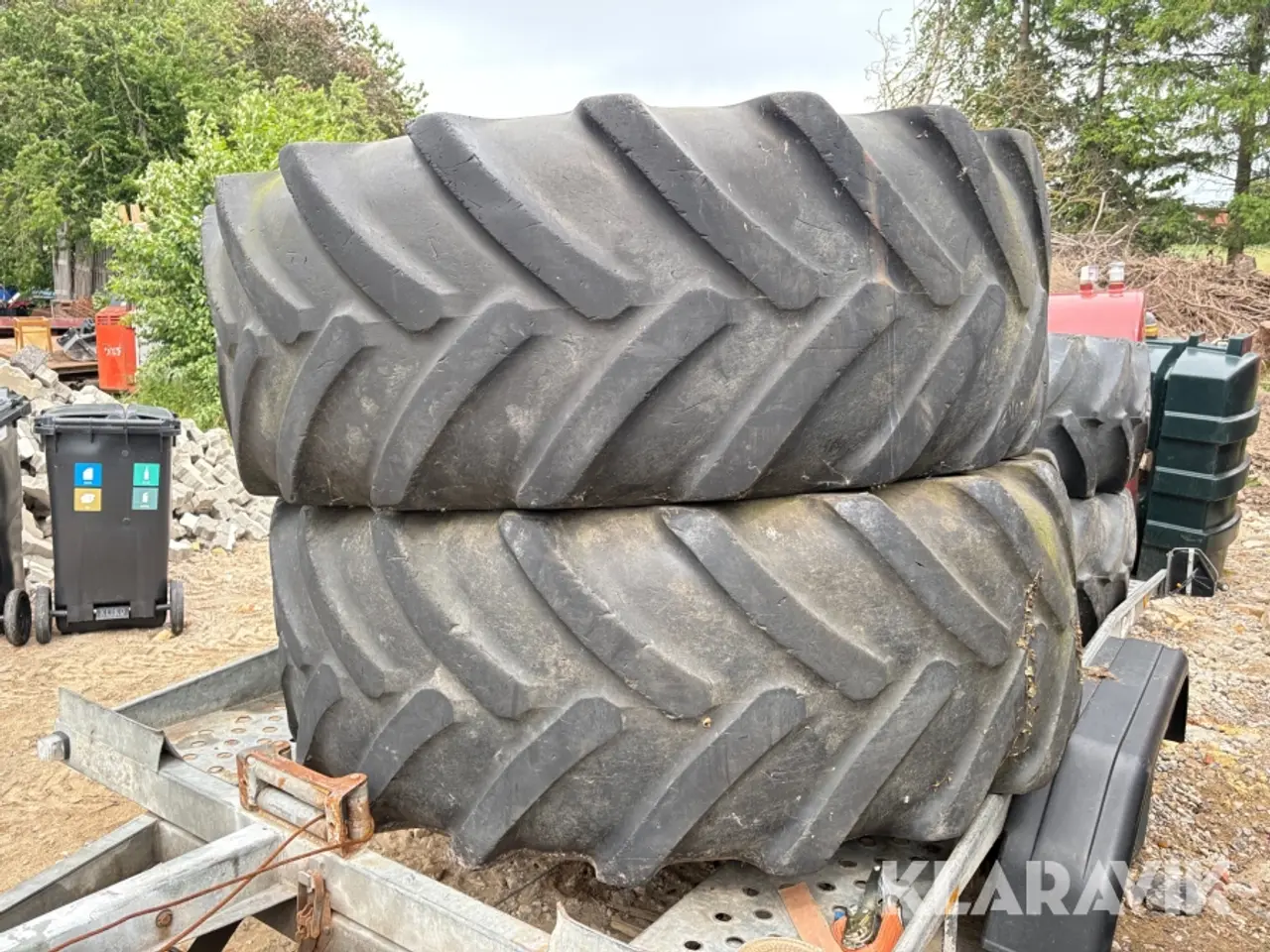 Billede 2 - Traktor dæk Michelin MACH X bib - 2 styk løse dæk