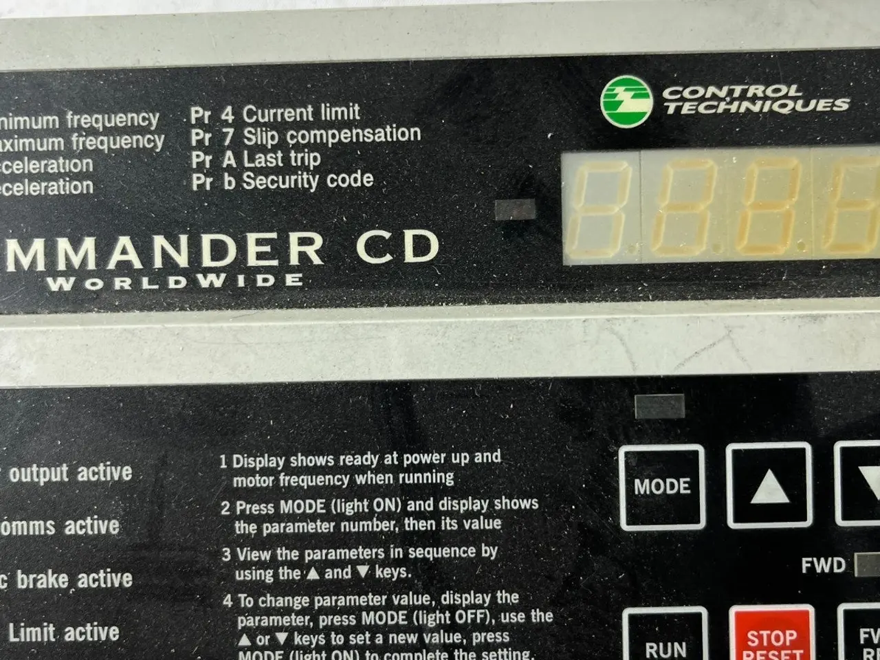 Billede 4 - Control Techniques Commander CD Keypad DCN 93400