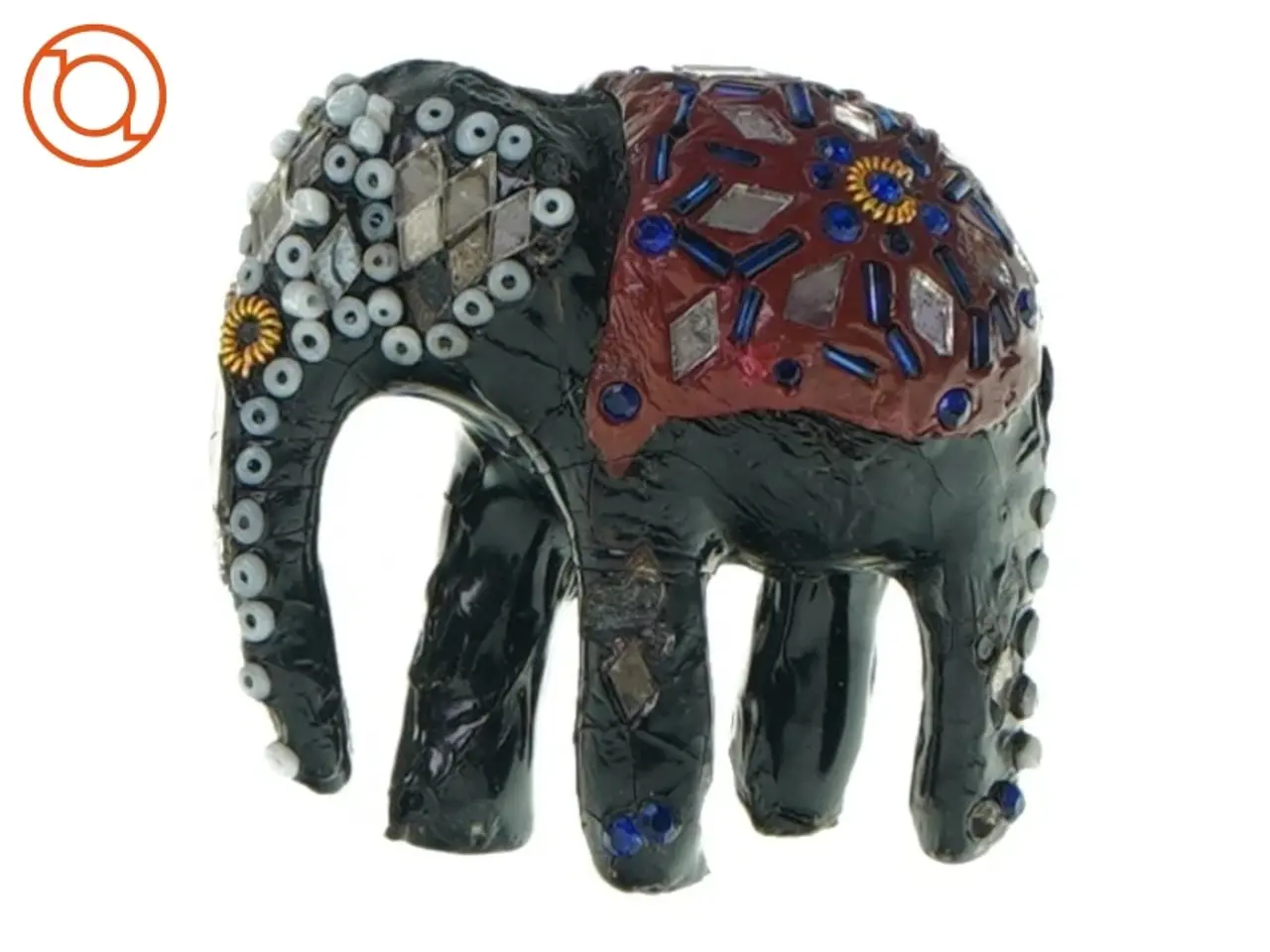 Billede 1 - Elefant figur (str. 7 x 7 cm)