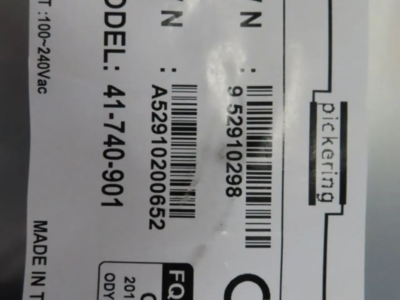 Billede 5 - Pickering 41-740-901 AC-DC Adapter strømforsyning