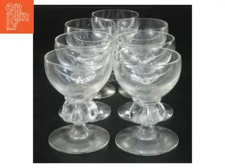 Sæt af 8 glas fra Holmegaard (str. Ø 5,5x7,5 cm)