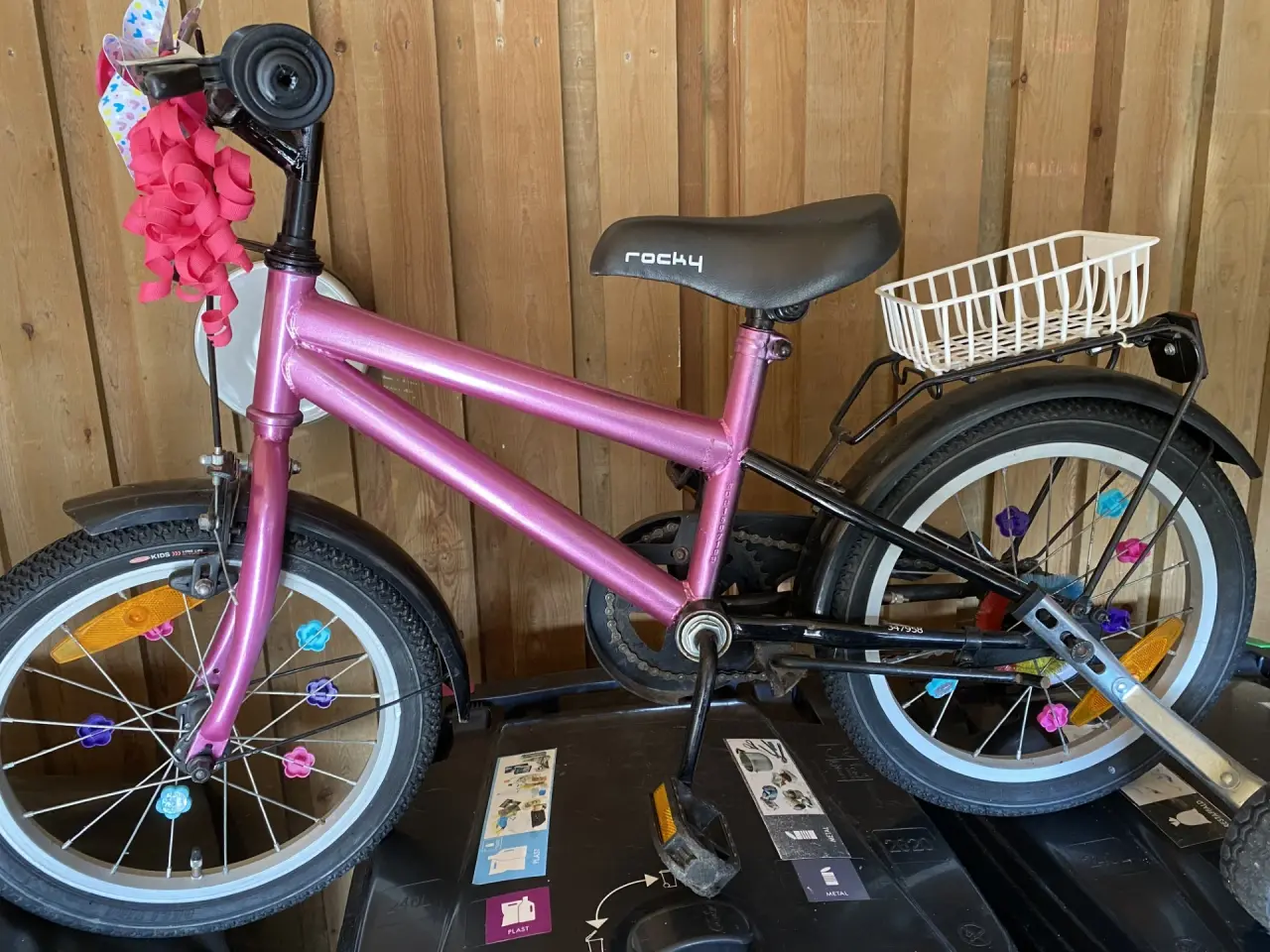 Billede 1 - pigecykel 4-6 år