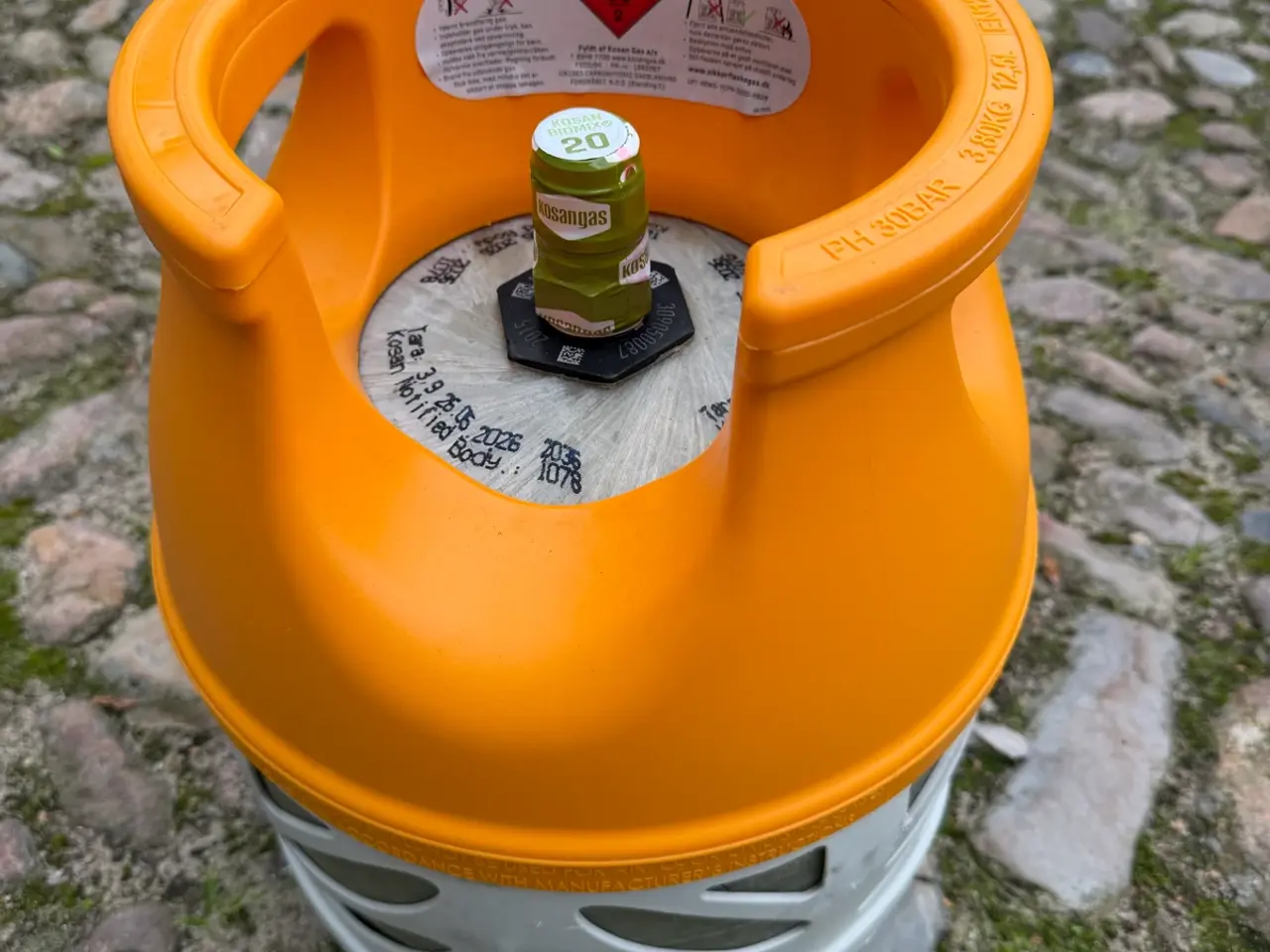 Billede 1 - Gasflaske Kosan 5 kg letvægtsflaske