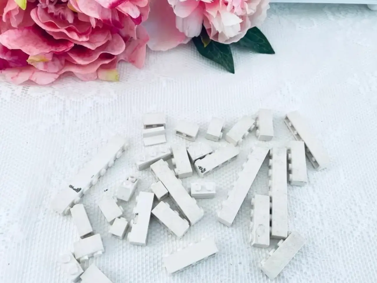 Billede 1 - Lego hvid blandet 