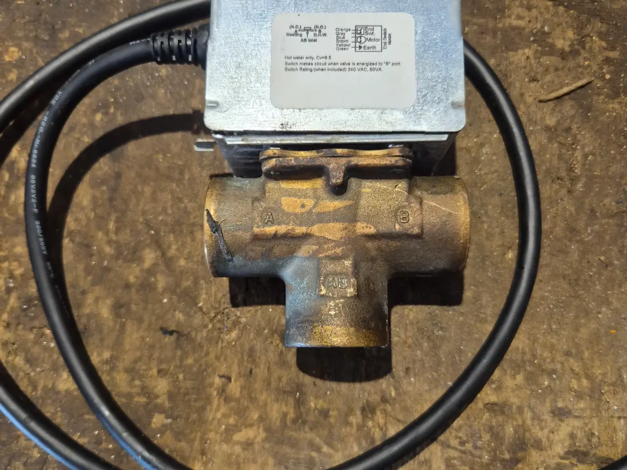 Billede 1 - 3vejsventil  honeywell v4044f1034