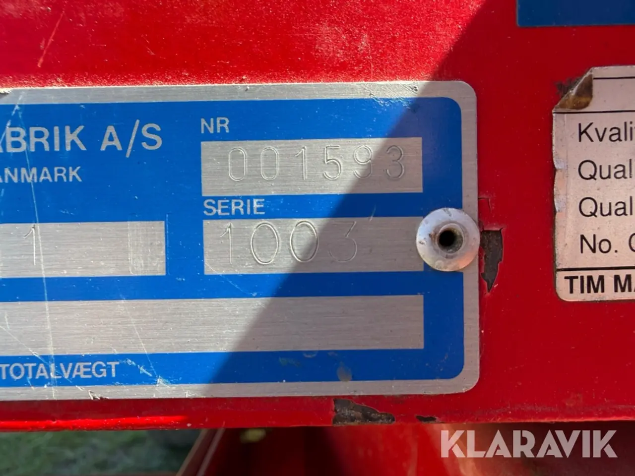 Billede 12 - Tipvogn TIM 7,5T-BT Hydraulisk tip