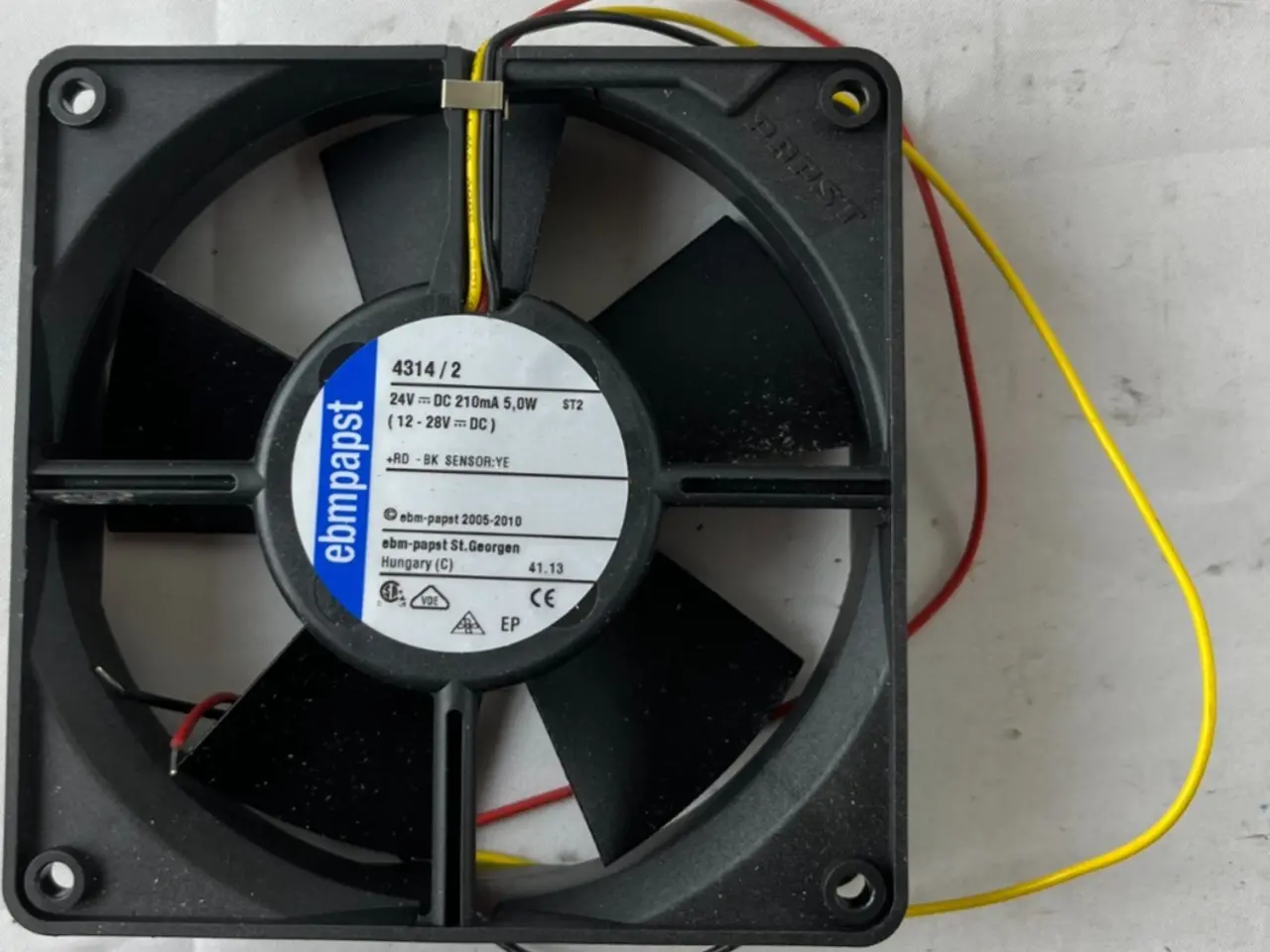 Billede 1 - ebm-papst 4314/2 24V DC Axial ventilator 119x32mm
